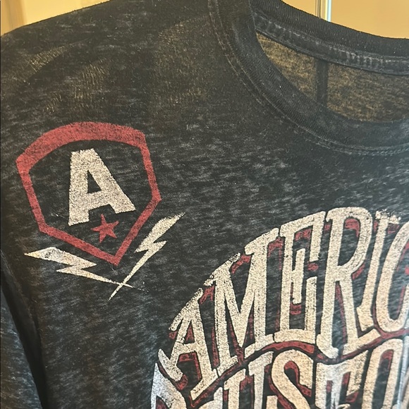 Affliction Black and White Short Sleeve Tee - Picture 2 of 4